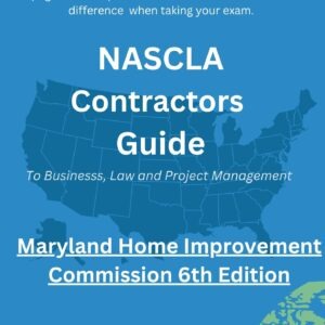 Exam Tabs NASCLA Contractors Guide for Maryland 6th Edition - MHIC Exam Maryland