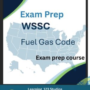 WSSC Washington Suburban Sanitary Commission Fuel Gas Code Exam Prep Sept/Oct